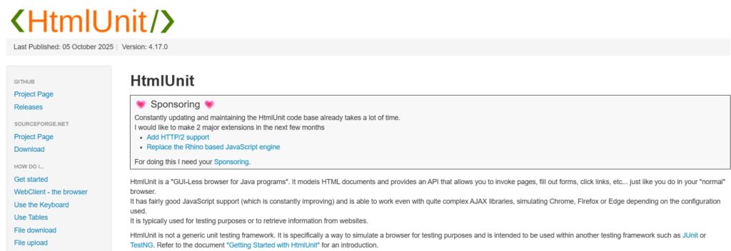 HtmlUnit