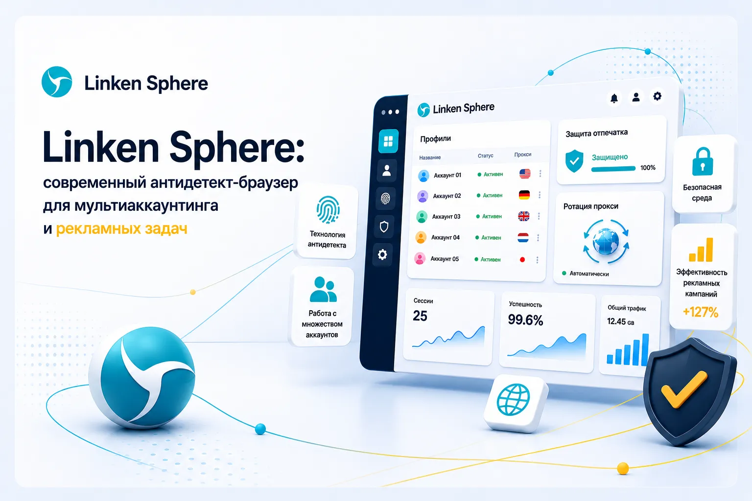 Linken Sphere: современный антидетект-браузер для мультиаккаунтинга и рекламных задач