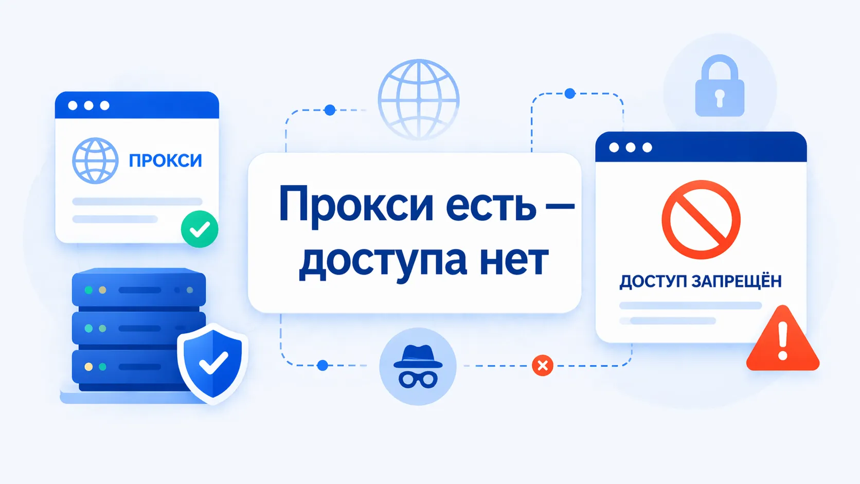 Почему прокси работают, но сайты все равно режут доступ