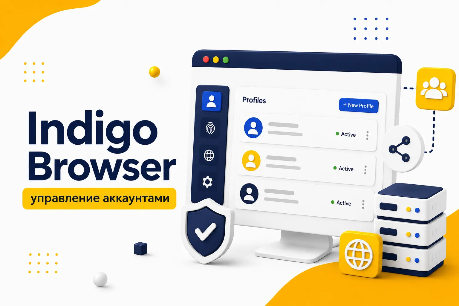 Indigo Browser: как выстроить работу с несколькими аккаунтами и управлять браузерными профилями