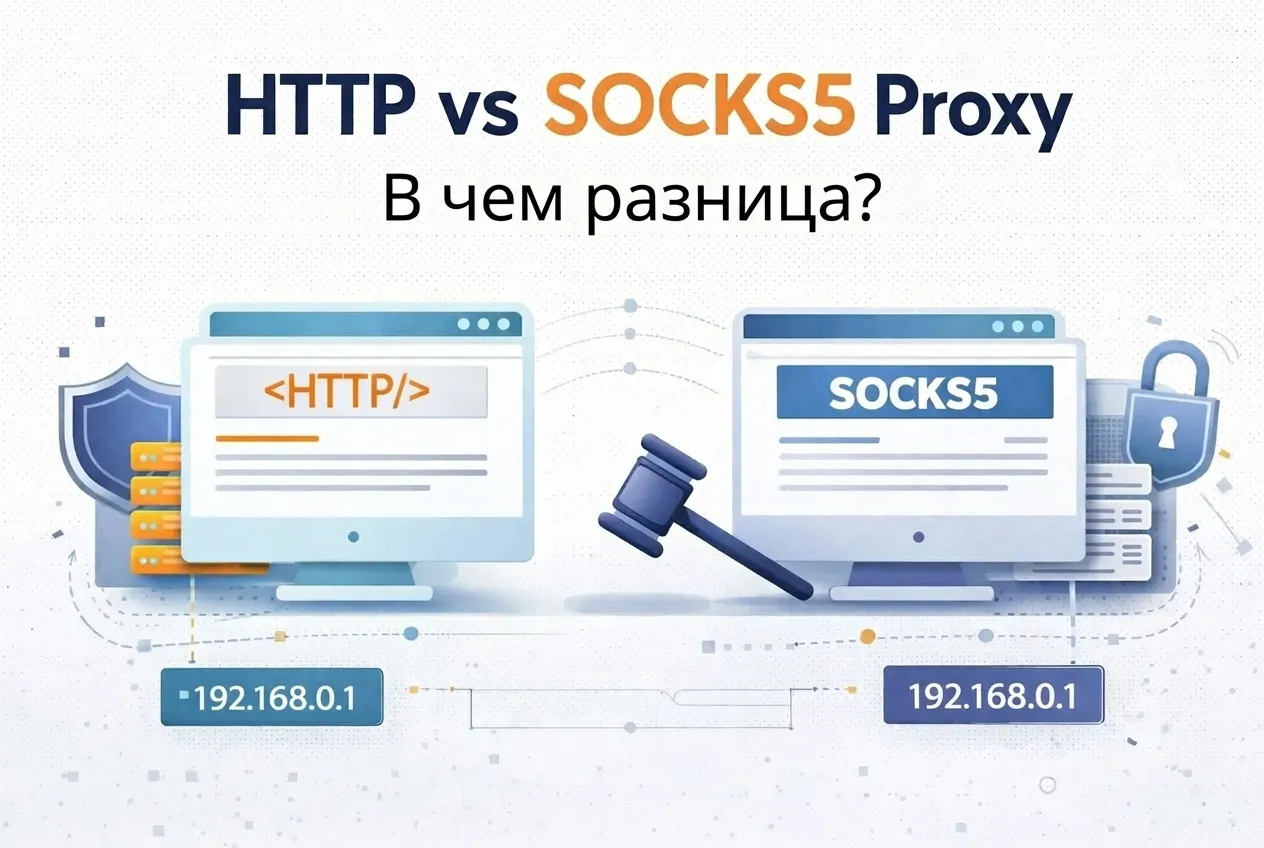 HTTP vs SOCKS5 Proxy: в чем разница?