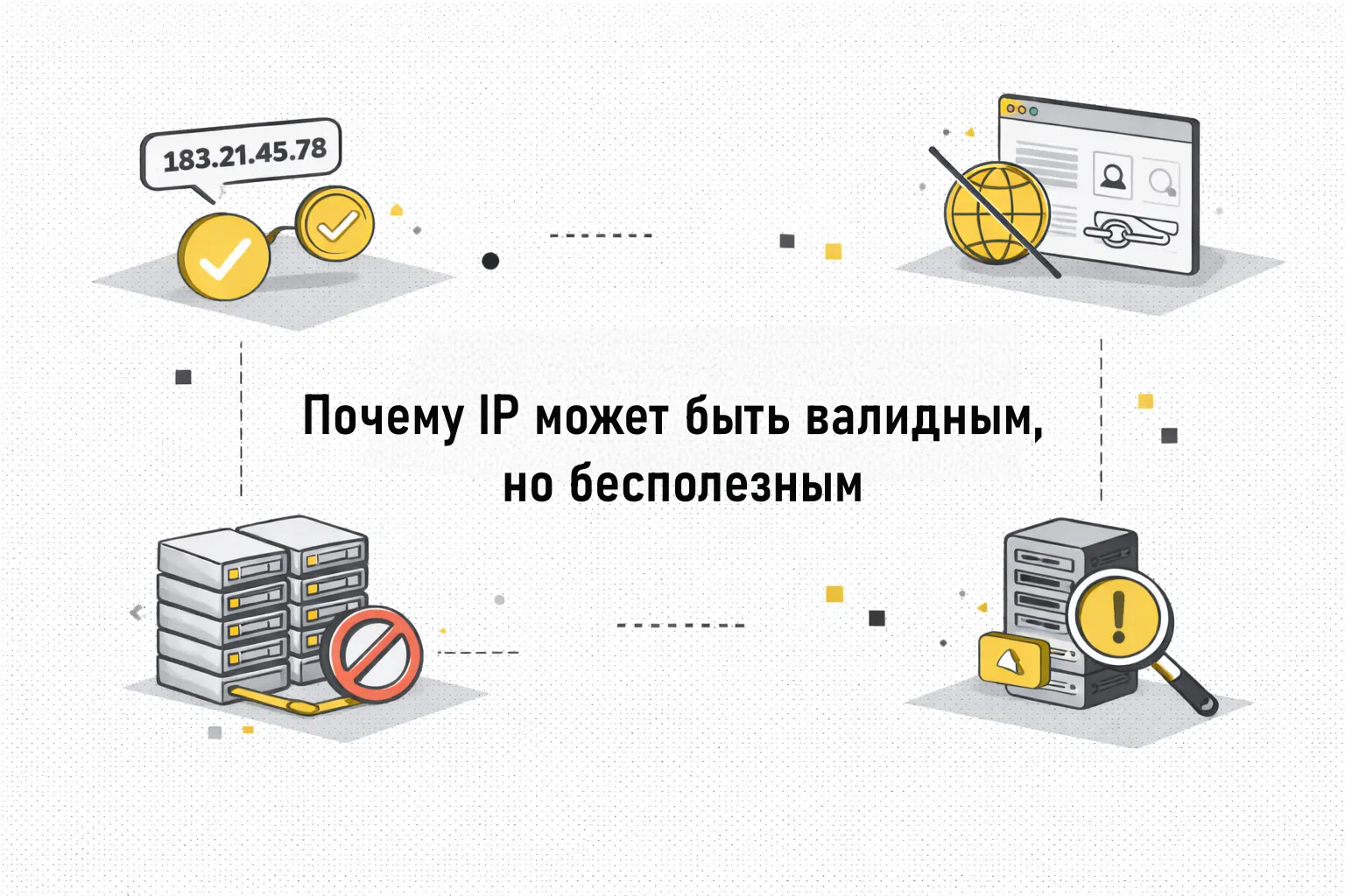 Почему IP может быть валидным, но бесполезным