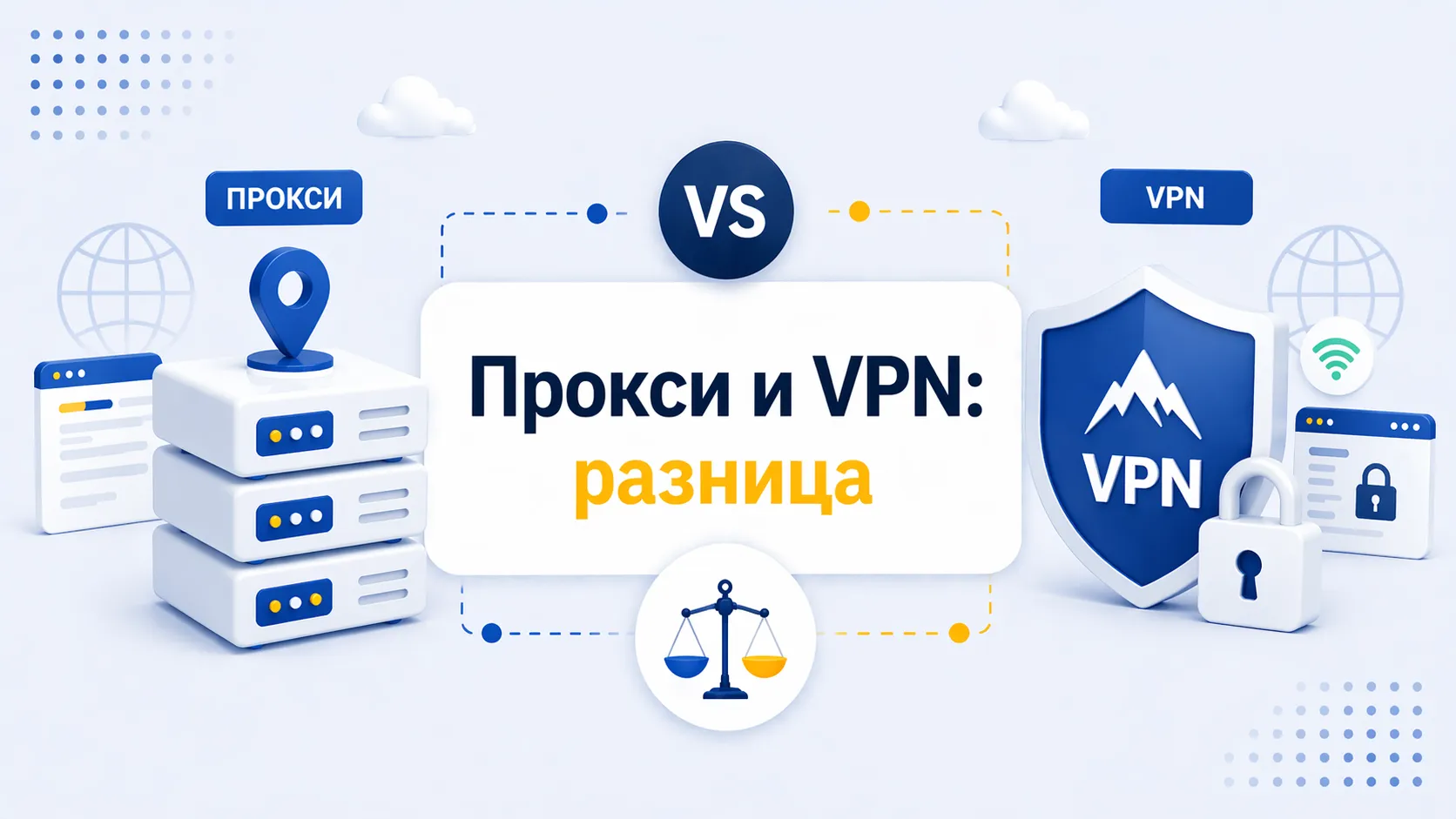 Прокси vs. VPN: в чем разница?