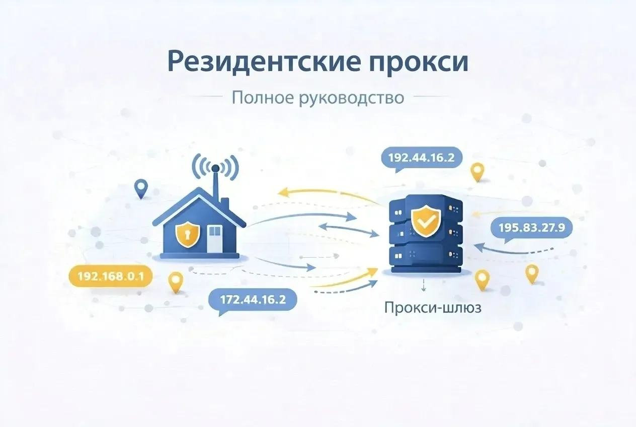 Резидентские прокси: как работает маршрутизация через IP от провайдеров