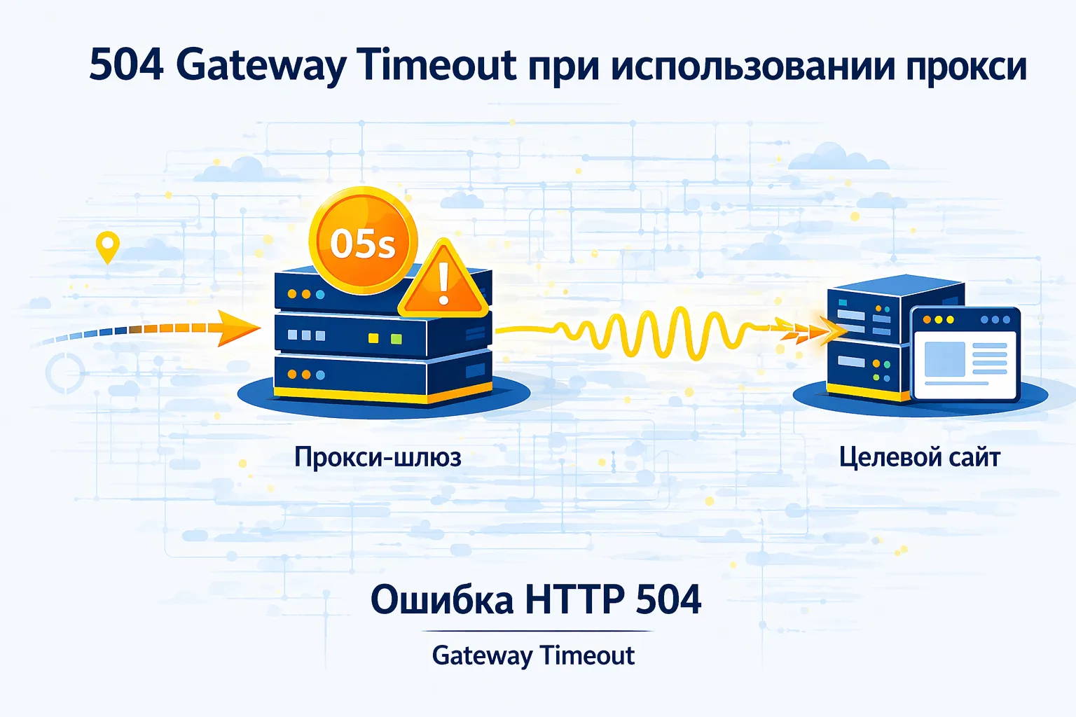 Ошибка 504 Gateway Timeout при использовании прокси (полный гайд)