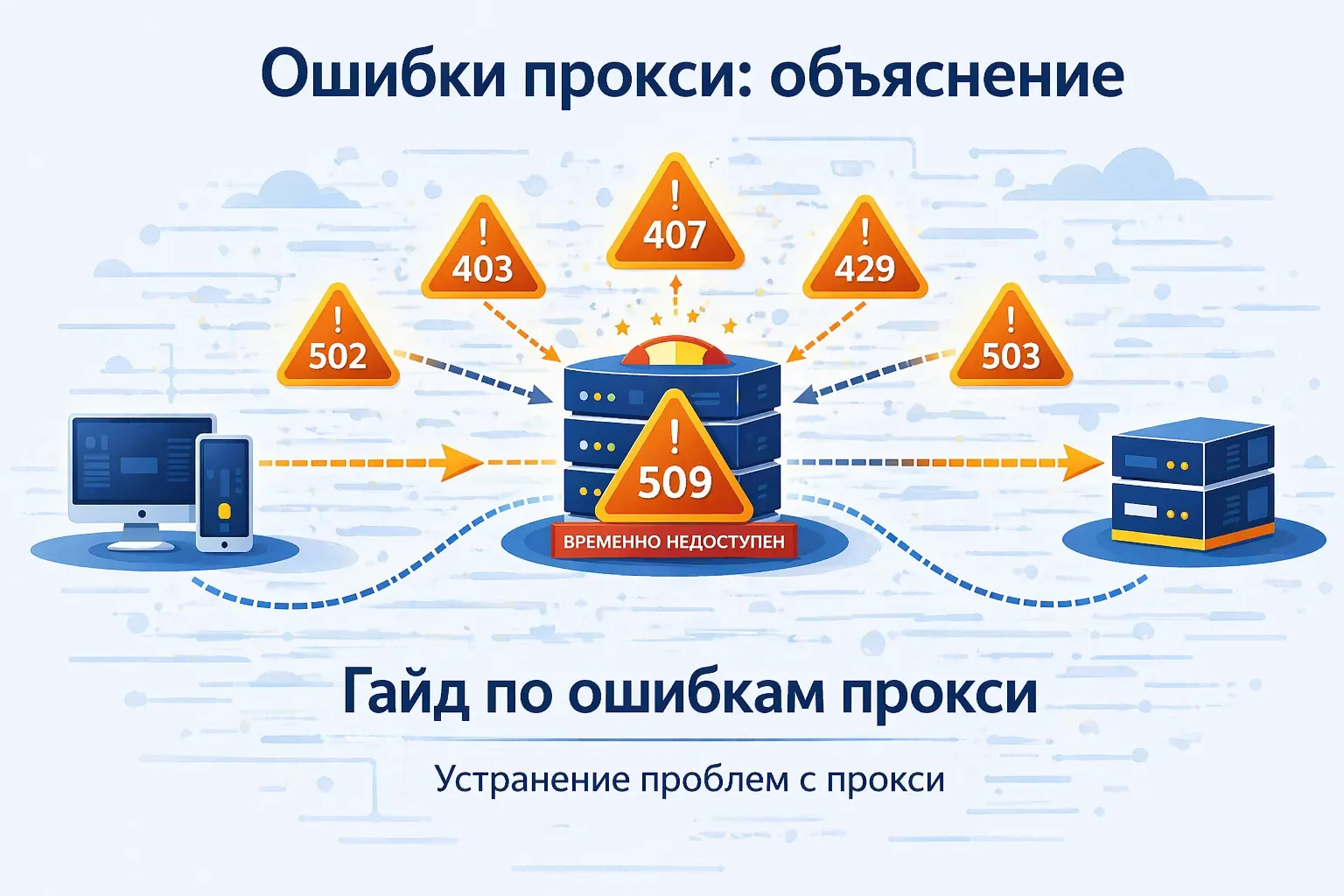 Ошибки прокси-сервера: полный гайд по устранению проблем