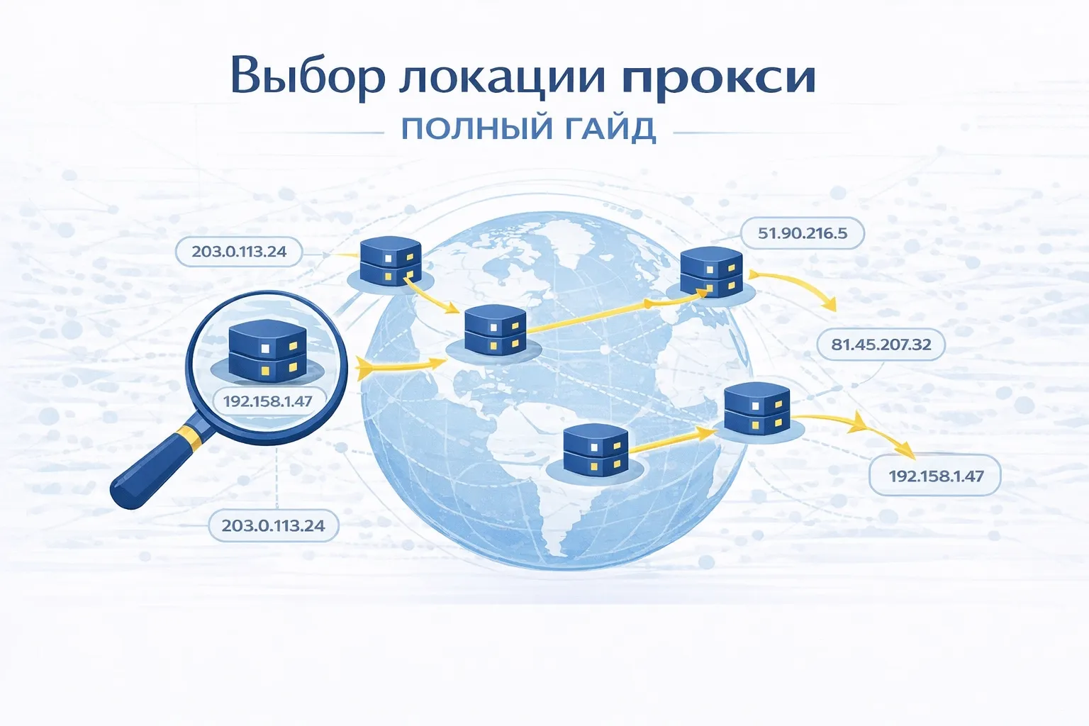 Как выбрать локацию прокси
