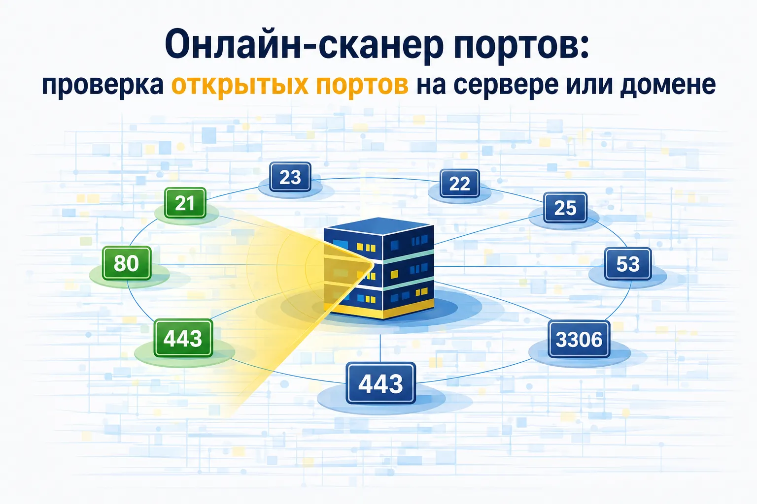 Онлайн-сканер портов: проверка открытых портов на сервере или домене