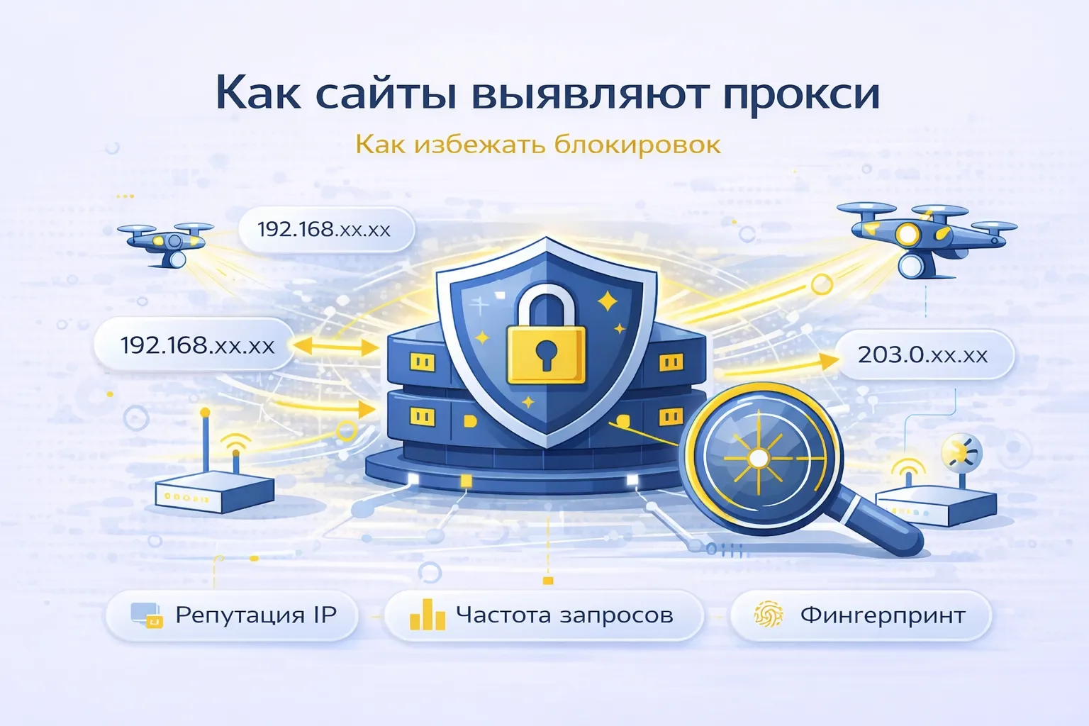 Как платформы обнаруживают прокси-трафик