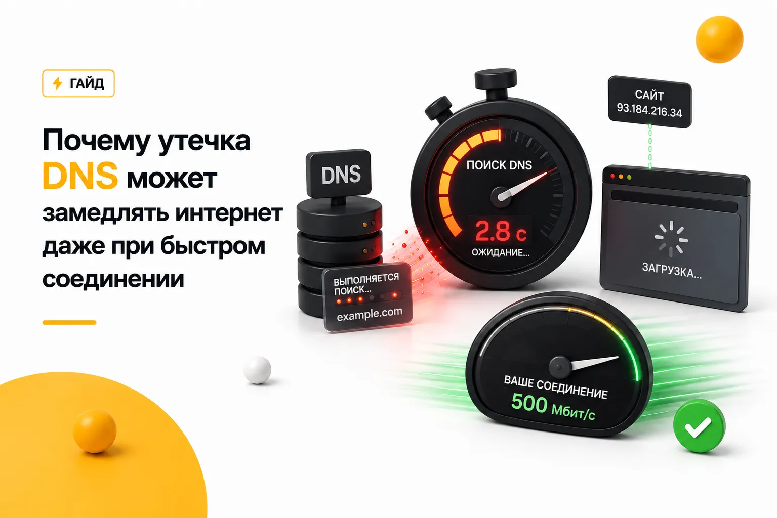Почему DNS может замедлять интернет даже при высокой скорости соединения