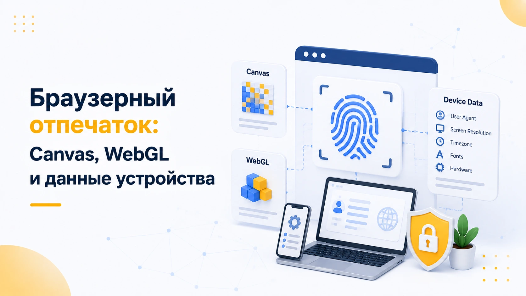 Как формируется браузерный отпечаток: Canvas, WebGL и данные устройства
